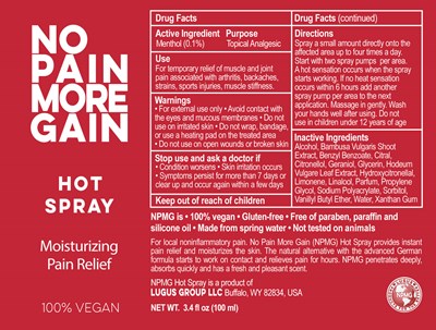 Npmg Hot Spray (Npmg Hot Spray)